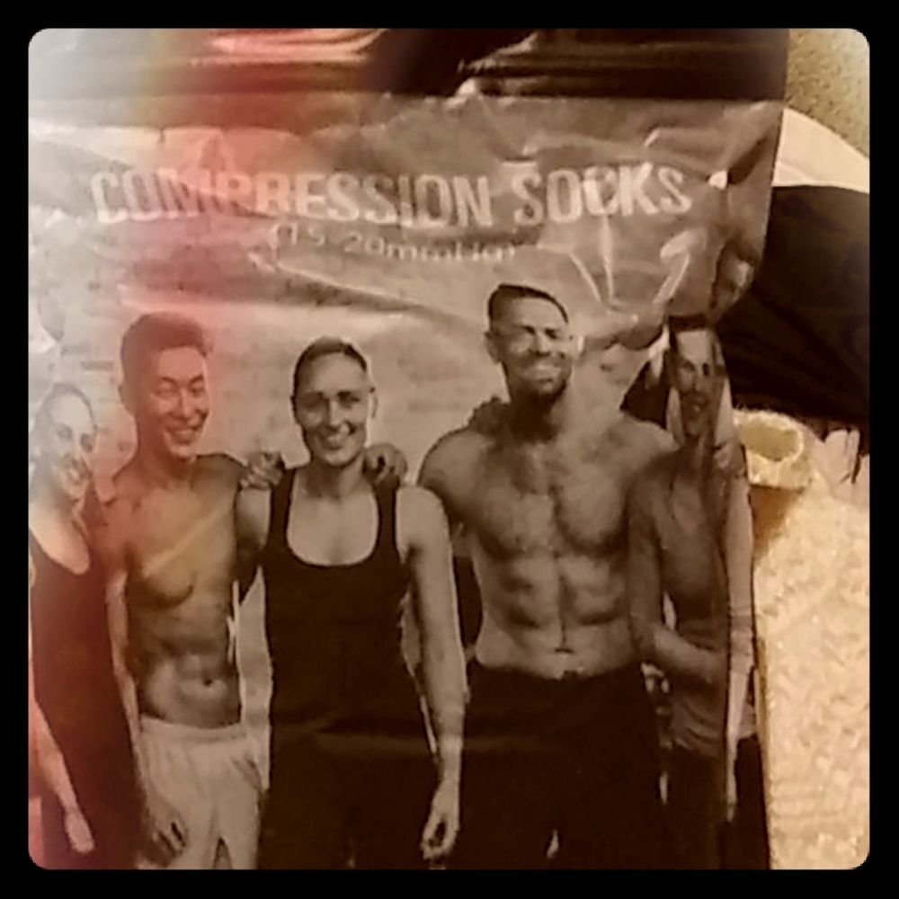 Compression socks 2 pair thigh high